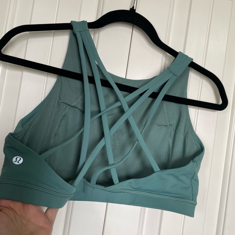 Teal Sleeveless Crop Top - Picture 3 of 5